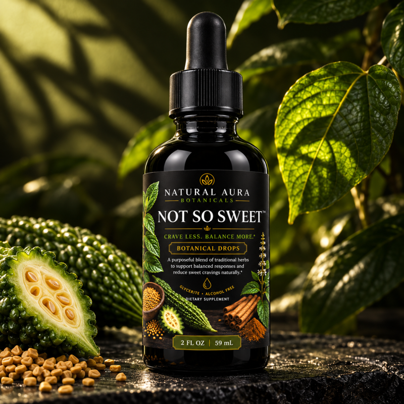 NOT SO SWEET botanical drops bottle